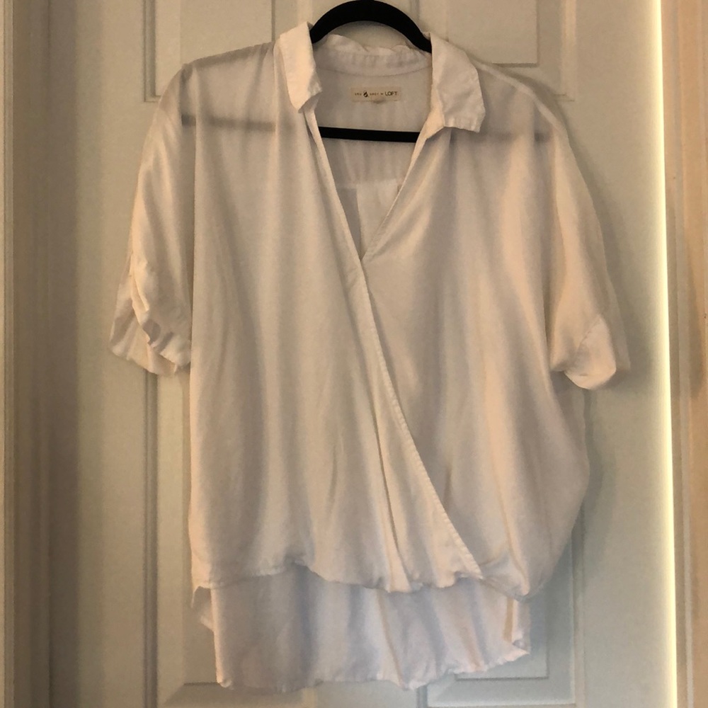 Lou & grey XL wrap lyocell top